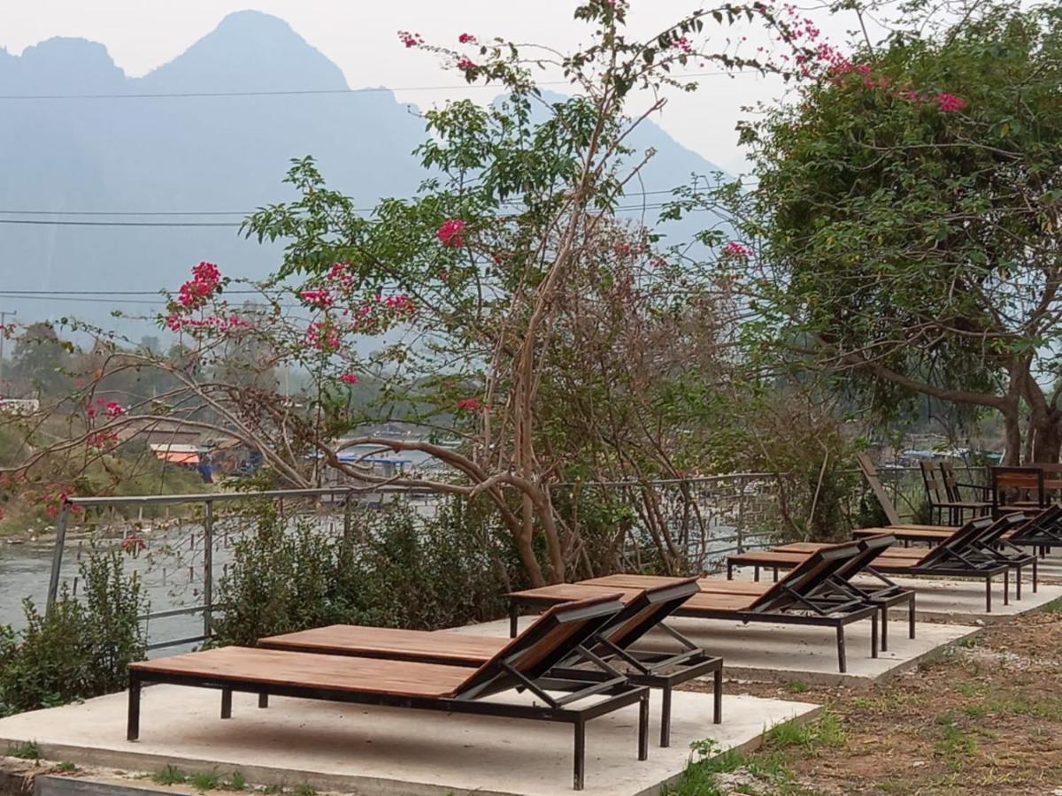Riverside Garden Hostel Vang Vieng Εξωτερικό φωτογραφία