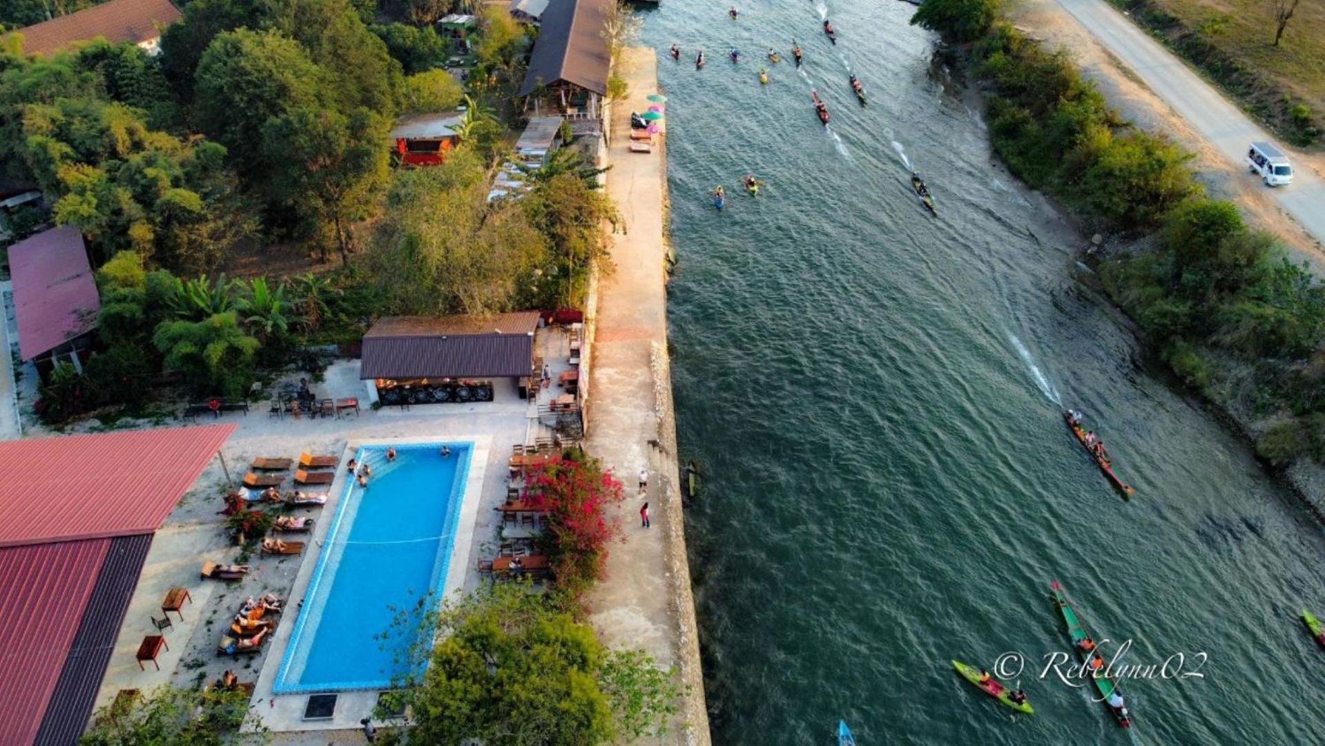 Riverside Garden Hostel Vang Vieng Εξωτερικό φωτογραφία